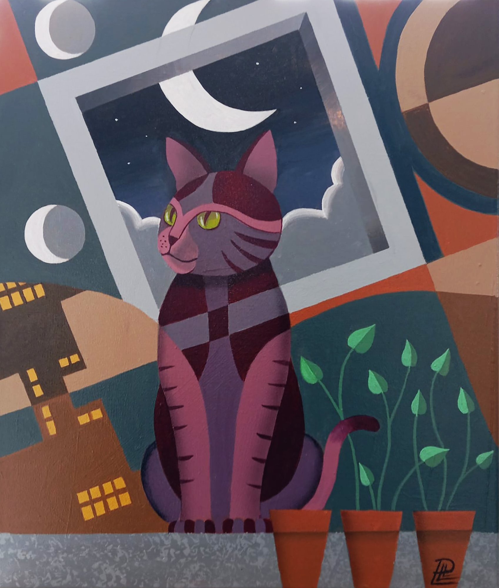 Gat a la Finestra — Pere Lluís León